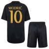 Camisolas Real Madrid Modrić 10 Criança 3º Equipamento 2023-24 Manga Curta